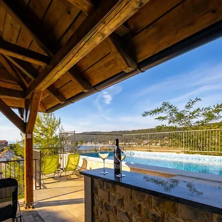 Lejlighed In With Sea View, Balcony, Air Conditioning, Wifi 3321-2 Supetarska Draga